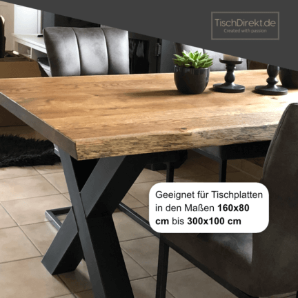 Tischgestelle bold x stahl plattengrößen 180x90 - 300x100 cm